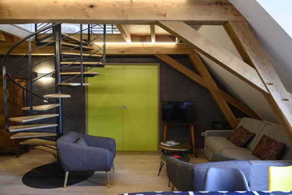 7-La Heve- Duplex pour 9 personnes - salon