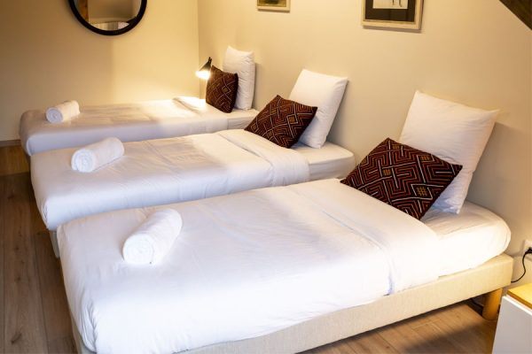 La Hève - location appartement belle ile pour 9 personnes - chambre - 3 lits simples